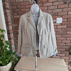 Eddie Bauer Legend Wash Jacket / Blazer | Women's Size 4 | Khaki Color